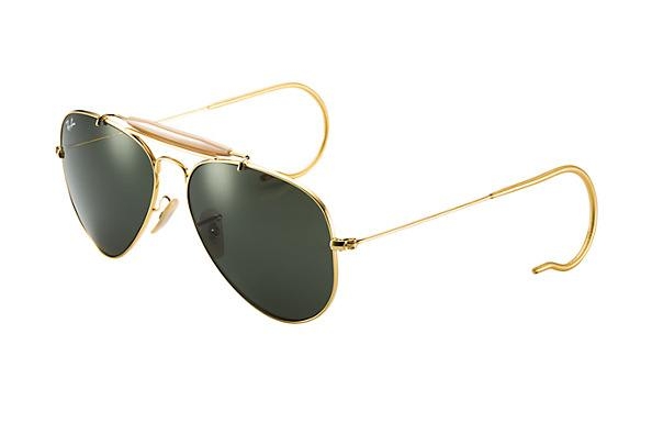 ray ban sunglasses gold and black