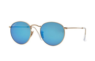 Ray Ban-Round Flash gold RB3447-112