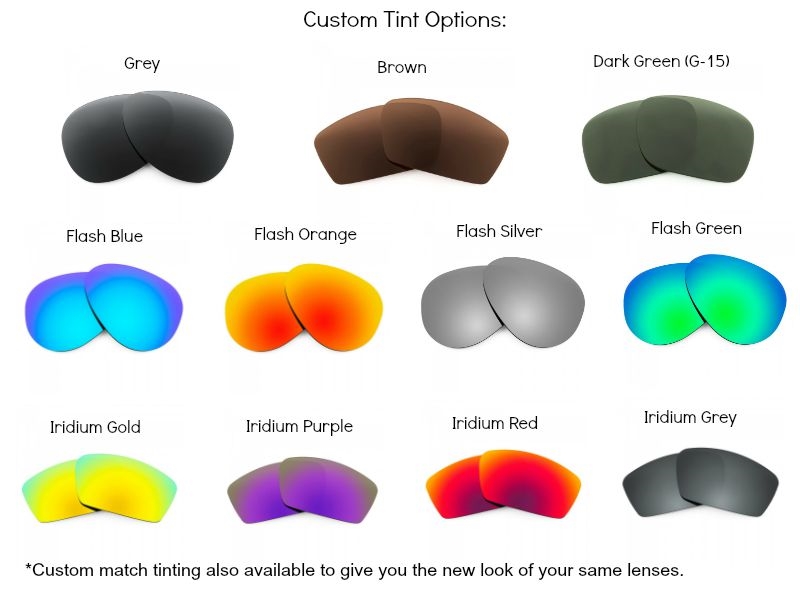 oakley lens colors chart