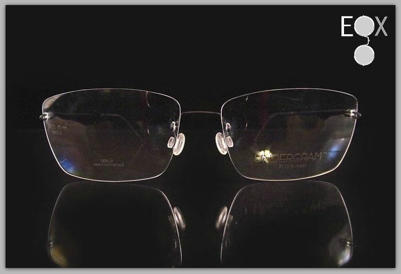 Titanium rimless cheap eyeglass frames